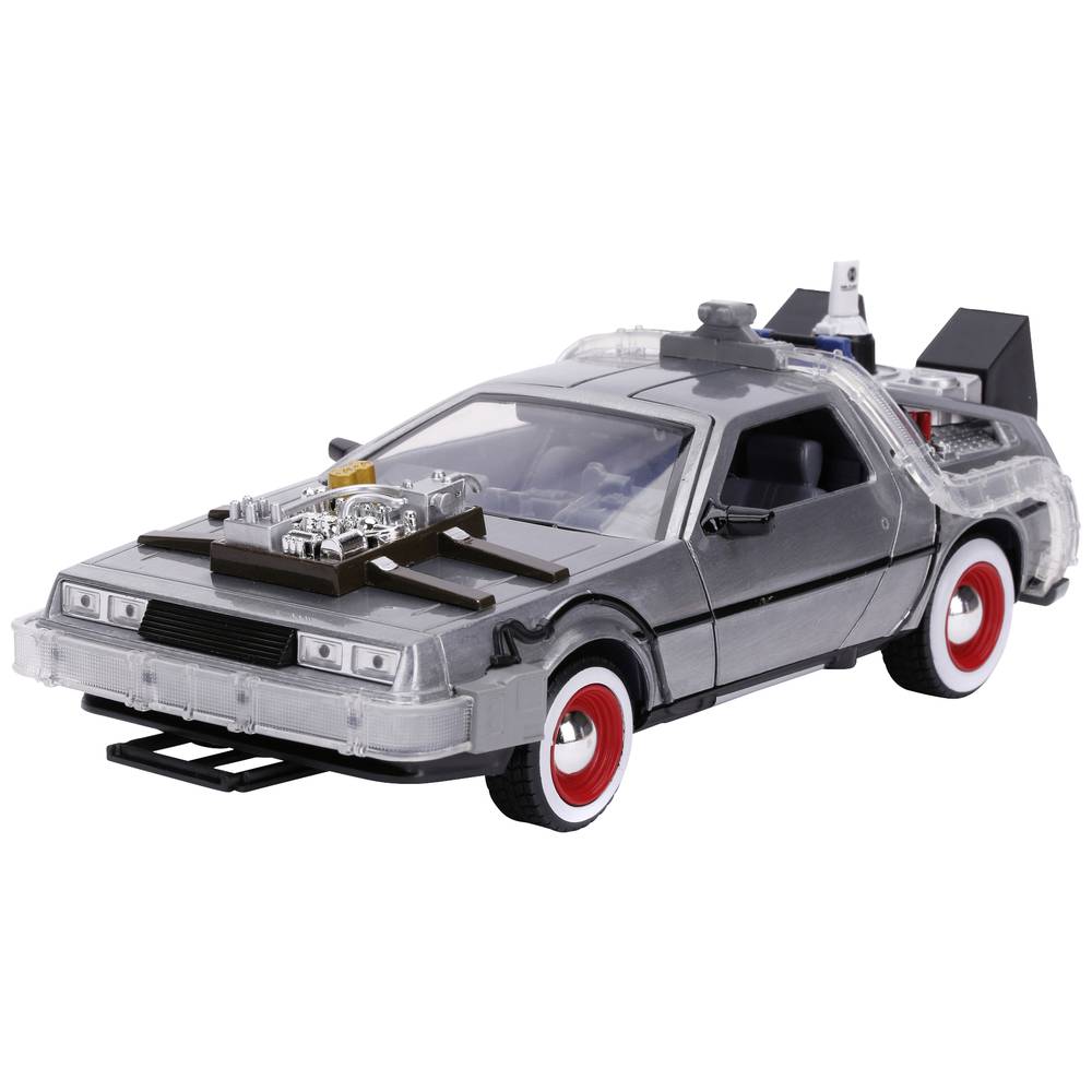 Jada auto Back to the Future 3 DeLorean 1:24 die cast zilver