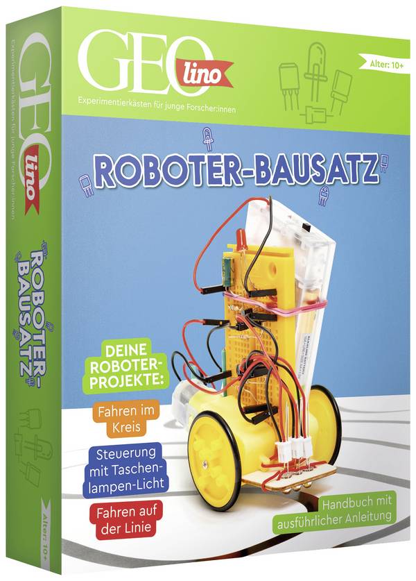 FRANZIS Roboter Bausatz GEOlino Bausatz 67158