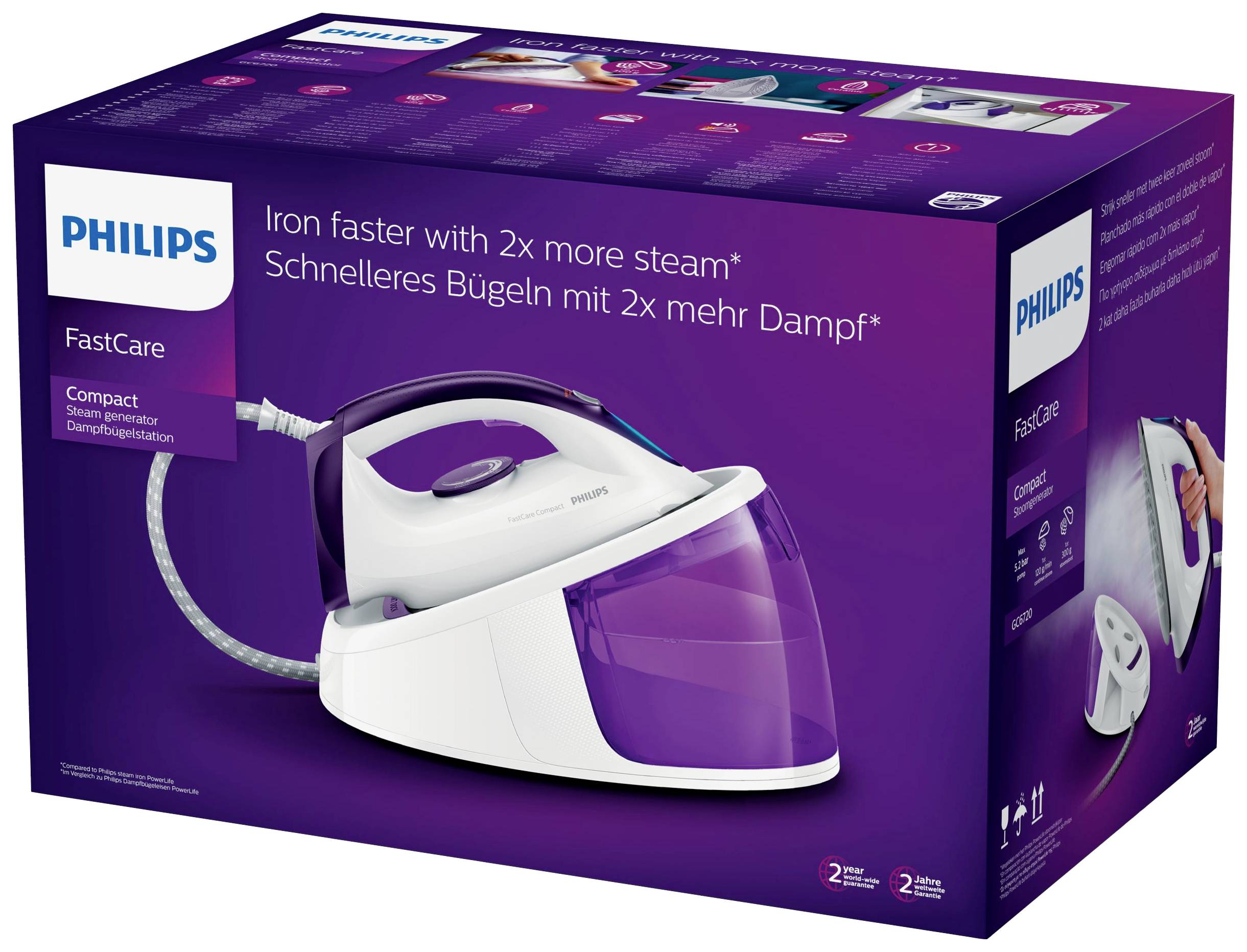 Philips FastCare Compact Steam Generator Iron 2400 W-1