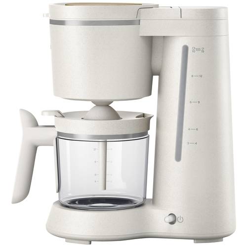 Philips Home Eco Conscious Edition 5000er Serie HD5120/00 Kaffeemaschine Seidenweiß, Matt Fassungsvermögen Tassen=10 War...