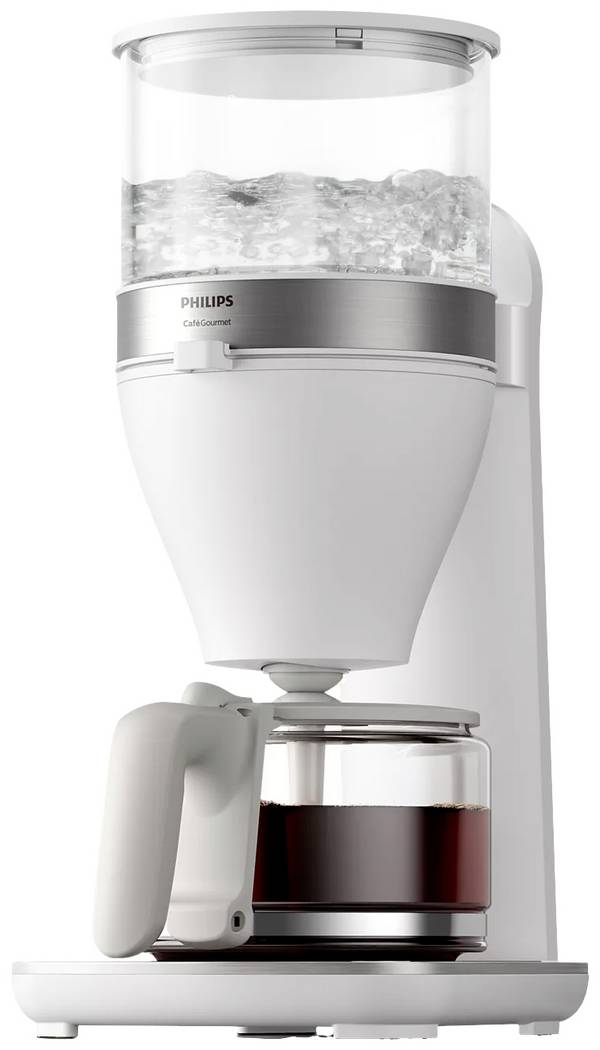 Philips Home Café Gourmet HD5416/00 Kaffeemaschine Weiß  Fassungsvermögen Tassen=15 Glaskanne