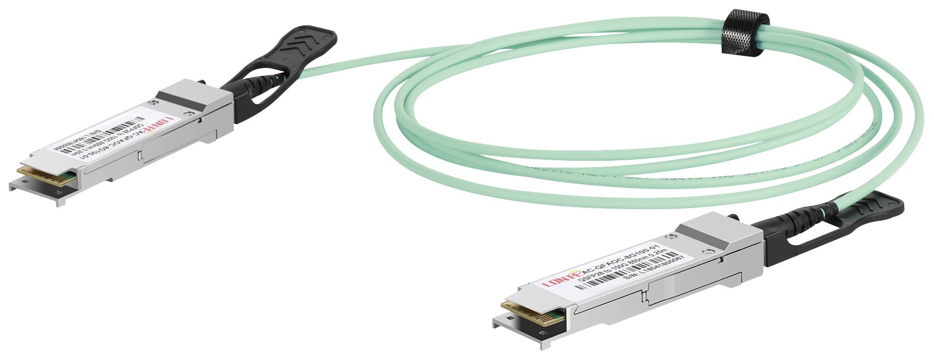 DIGITUS 100Gbps QSFP28 Active Optical Cable 2 m