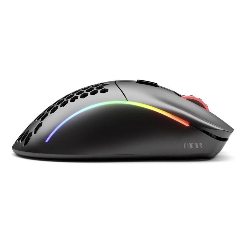 Model D wireless gaming mouse - black, matt-4
