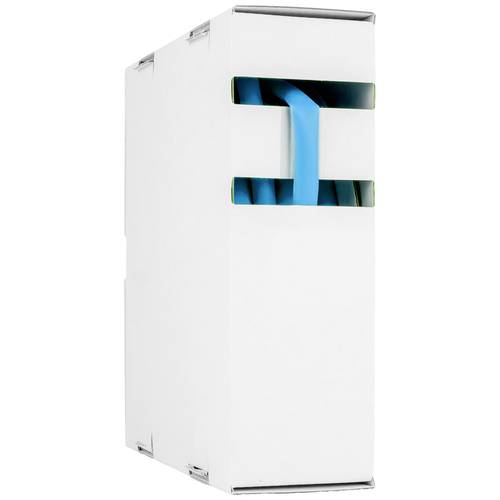 Hongshang 211154268 Schrumpfschlauch ohne Kleber Blau 4.80 mm 2.40 mm Schrumpfrate:2:1 10 m