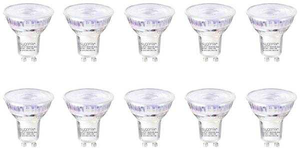 Sygonix SY-5237738 LED EEK E (A - G) GU10 Reflektor 3.6 W = 50 W Warmweiß (Ø x H) 50 mm x 54 mm nicht dimmbar 10 St.
