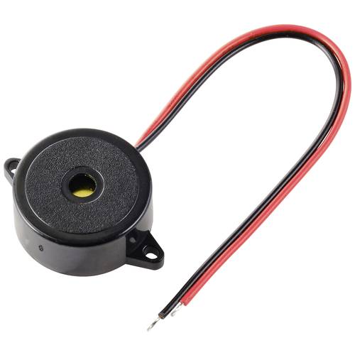 TRU COMPONENTS TC-10475816 Piezo-Signalgeber Geräusch-Entwicklung: 85 dB Spannung: 12 V/DC Dauerton 1 St.