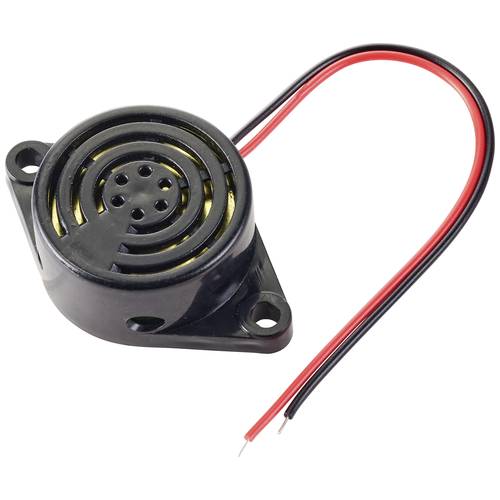 TRU COMPONENTS TC-10475820 Piezo-Signalgeber Geräusch-Entwicklung: 95 dB Spannung: 12 V/DC Dauerton 1 St.