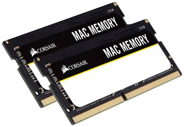 CORSAIR Mac Memory - DDR4 - kit - 16 GB: 2 x 8 GB - SO DIMM 260-PIN - 2666 MHz / PC4-21300