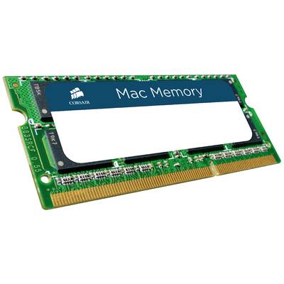 Corsair Mac Memory Laptop-Arbeitsspeicher Kit DDR3 8 GB 1 x 8 GB  1333 MHz 204pin SO-DIMM CL9 9-9-24 CMSA8GX3M1A1333C9