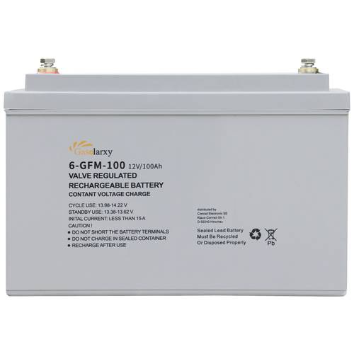 12V100AH Bleiakku 12 V 100 Ah Blei-Gel (L x B x H) 340 x 340 x 195 mm