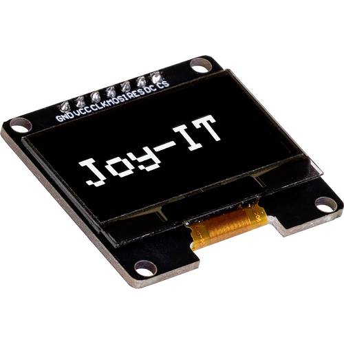 Joy-it SBC-OLED01.3 Display-Modul 3.3 cm (1.3 Zoll) 128 x 64 Pixel Passend für (Entwicklungskits): Arduino, Raspberry Pi...