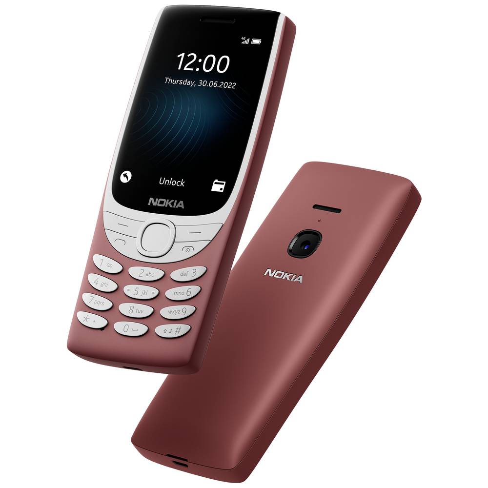 Nokia 8210 4G Mobiele telefoon Rood Mocor OS