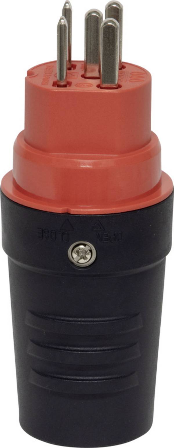 Brennenstuhl 1081462055 Netzstecker Schweiz   230 V, 400 V Schwarz, Rot IP55