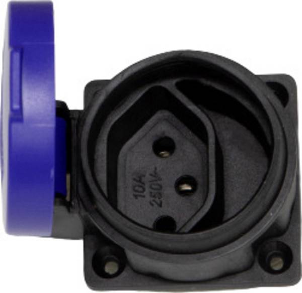 Brennenstuhl 1081242055  Einbau-Steckdose   IP55 Schwarz, Blau