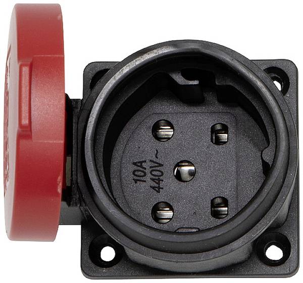 Brennenstuhl 1081280055  Einbau-Steckdose   IP55 Schwarz, Rot
