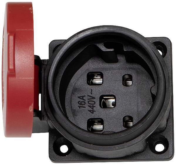 Brennenstuhl 1081300055  Einbau-Steckdose   IP55 Schwarz, Rot