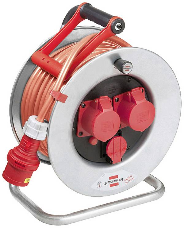 Brennenstuhl 1194672832 Kabeltrommel 25 m Orange CEE-Stecker 16 A 5polig