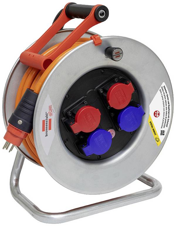 Brennenstuhl 1195322832 Kabeltrommel 25 m T15 Stecker 5polig