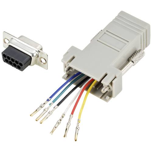 TRU COMPONENTS D-SUB Adapter D-SUB-Stecker 9pol. - RJ12-Buchse 1 St.