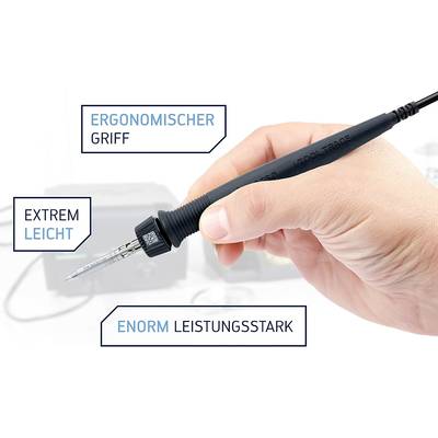 ERSA I-CON1 MK2 Lötstation 150W | Digitale Industrie-Lötstation | Mit 6-teiligem Zubehör | Made In Germany