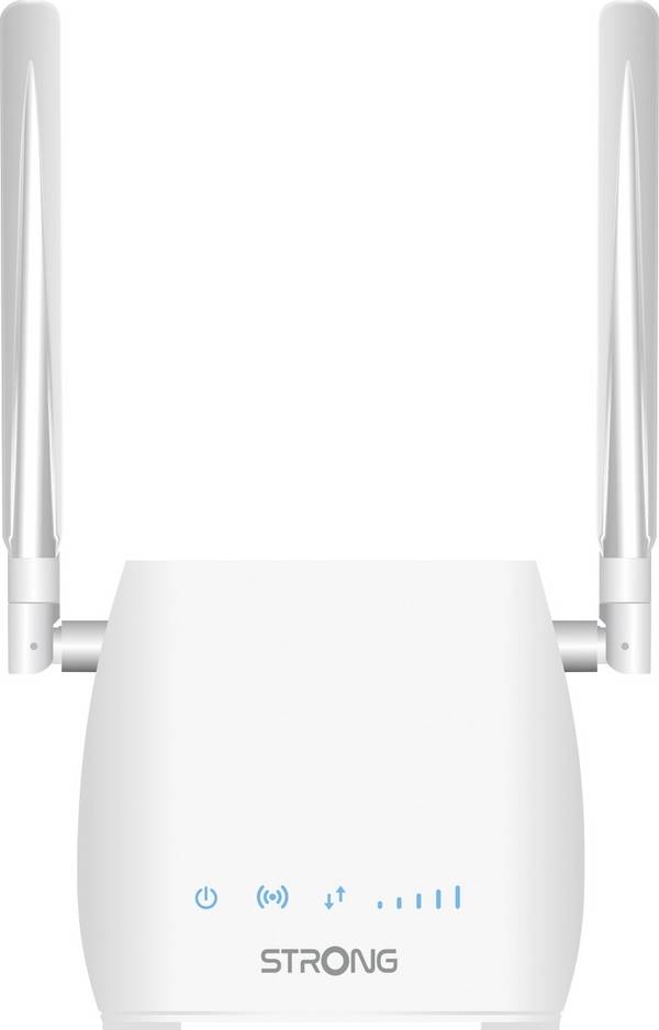 Strong 300M, Wi-Fi 4 (802.11n), Einzelband (2,4GHz), Ethernet/LAN, 4G, Weiß, Tragbarer Router