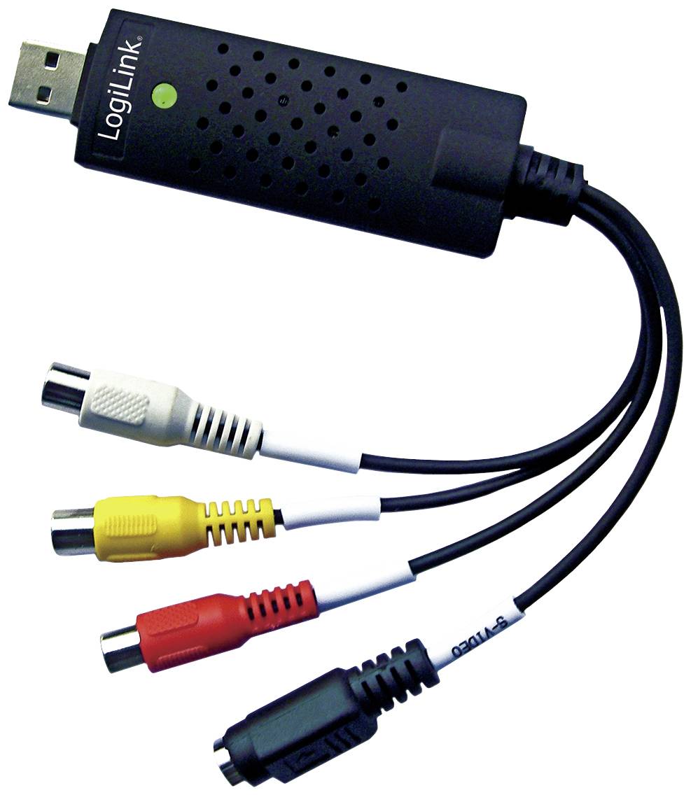LogiLink USB 2.0-A/V-Grabber, USB-A/M zu 3xCinch + miniDIN5/F, Windows 11-1