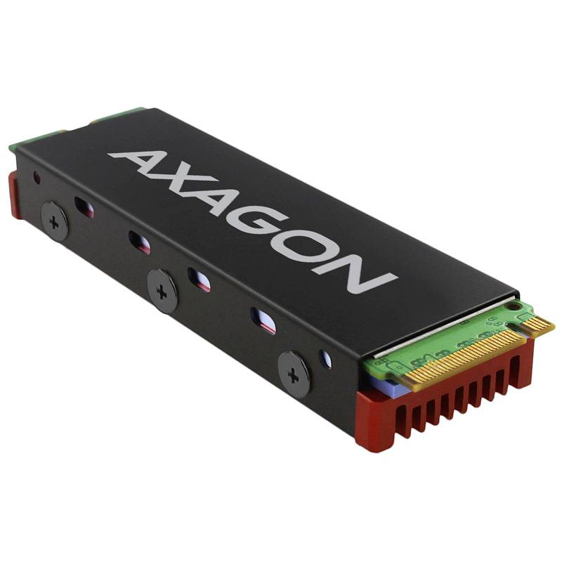 CLR-M2 Alu-Passivkühler für alle M.2-SSD-Festplatten Gr. 2280, Höhe 12 mm., Kühl-0