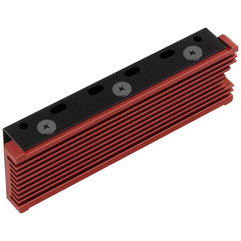 CLR-M2 Alu-Passivkühler für alle M.2-SSD-Festplatten Gr. 2280, Höhe 12 mm., Kühl-2