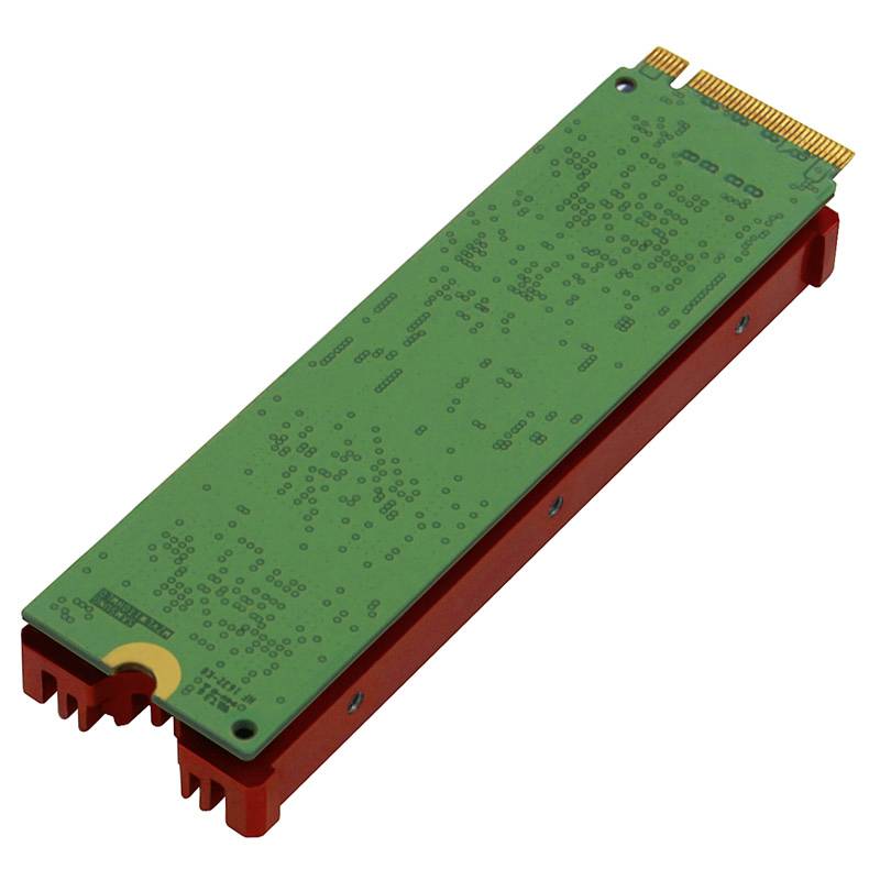 CLR-M2 Alu-Passivkühler für alle M.2-SSD-Festplatten Gr. 2280, Höhe 12 mm., Kühl-6