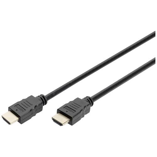 Digitus HDMI Anschlusskabel HDMI-A Stecker 5.00 m Schwarz DB-330123-050-S 4K UHD, Audio Return Channel, Flexibel, Folien...