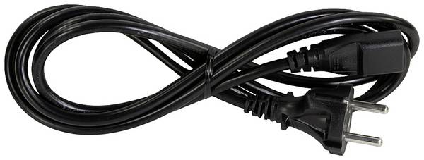 LogiLink Kaltgeräte Anschlusskabel [1x Schutzkontakt-Stecker - 1x Kaltgeräte-Buchse C13] 1.80 m Schwarz