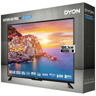 Dyon Enter 40 Pro X2 LED-TV 100.3 cm 40 Zoll EEK G (A - G) DVB-T2, DVB-C, DVB-S, Full HD, CI+ Schwarz-2