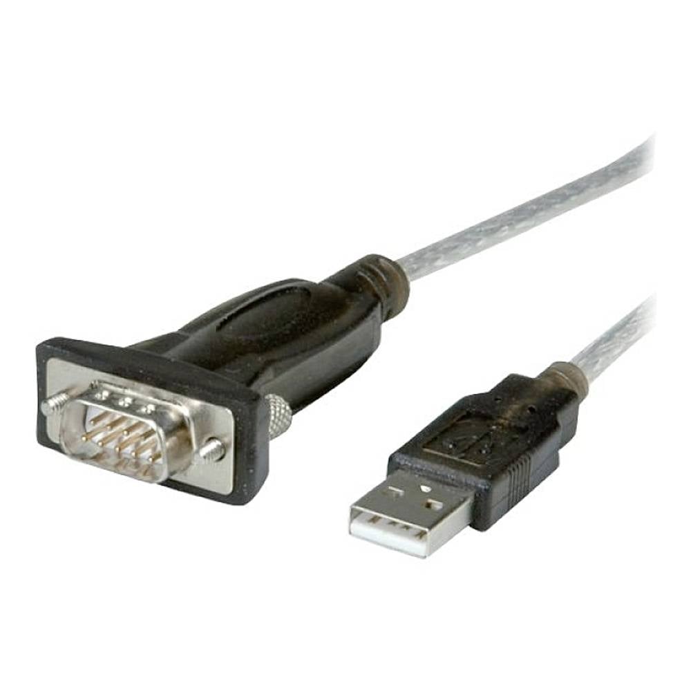 Roline USB 2.0-Serieel Converter USB-A stekker 1.8 m Grijs 12.02.1163 USB-kabel
