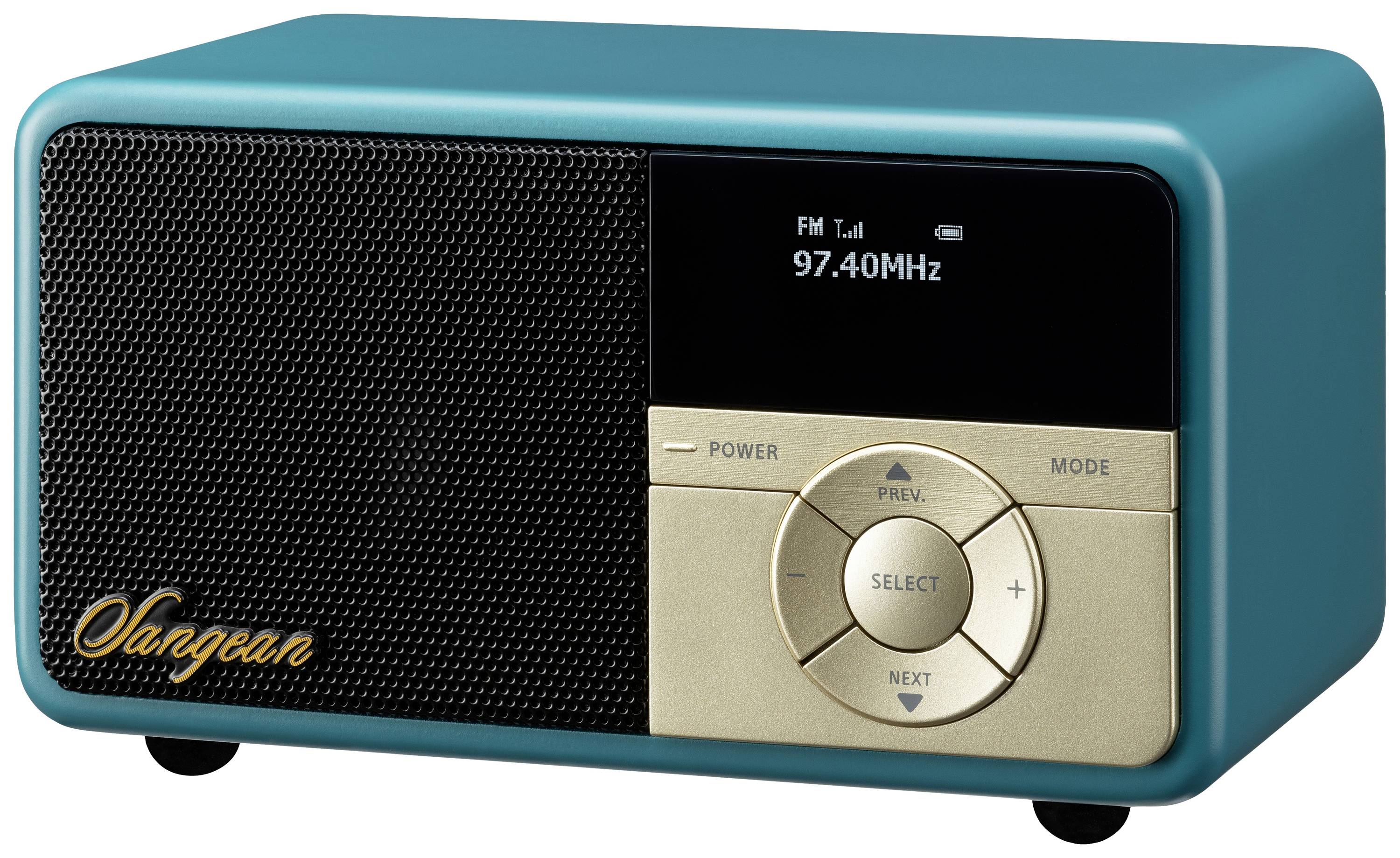 SANGEAN DDR-7X Tischradio DAB+, UKW AUX, Bluetooth® Tastensperre, wiederaufladbar Grün