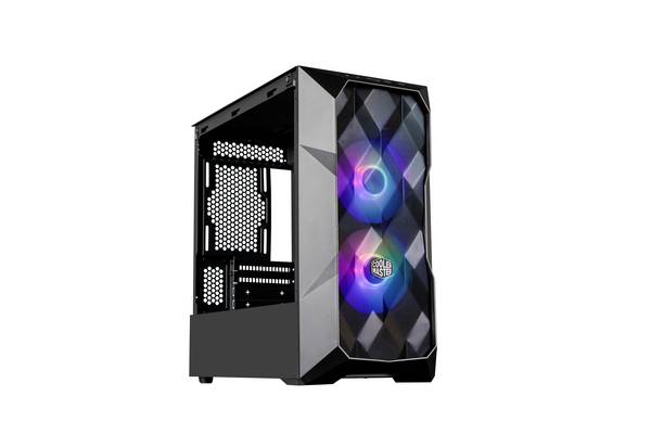Cooler Master MasterBox TD300 MESH - Tower - micro ATX - Seitenteil mit Fenster (gehärtetes Glas)