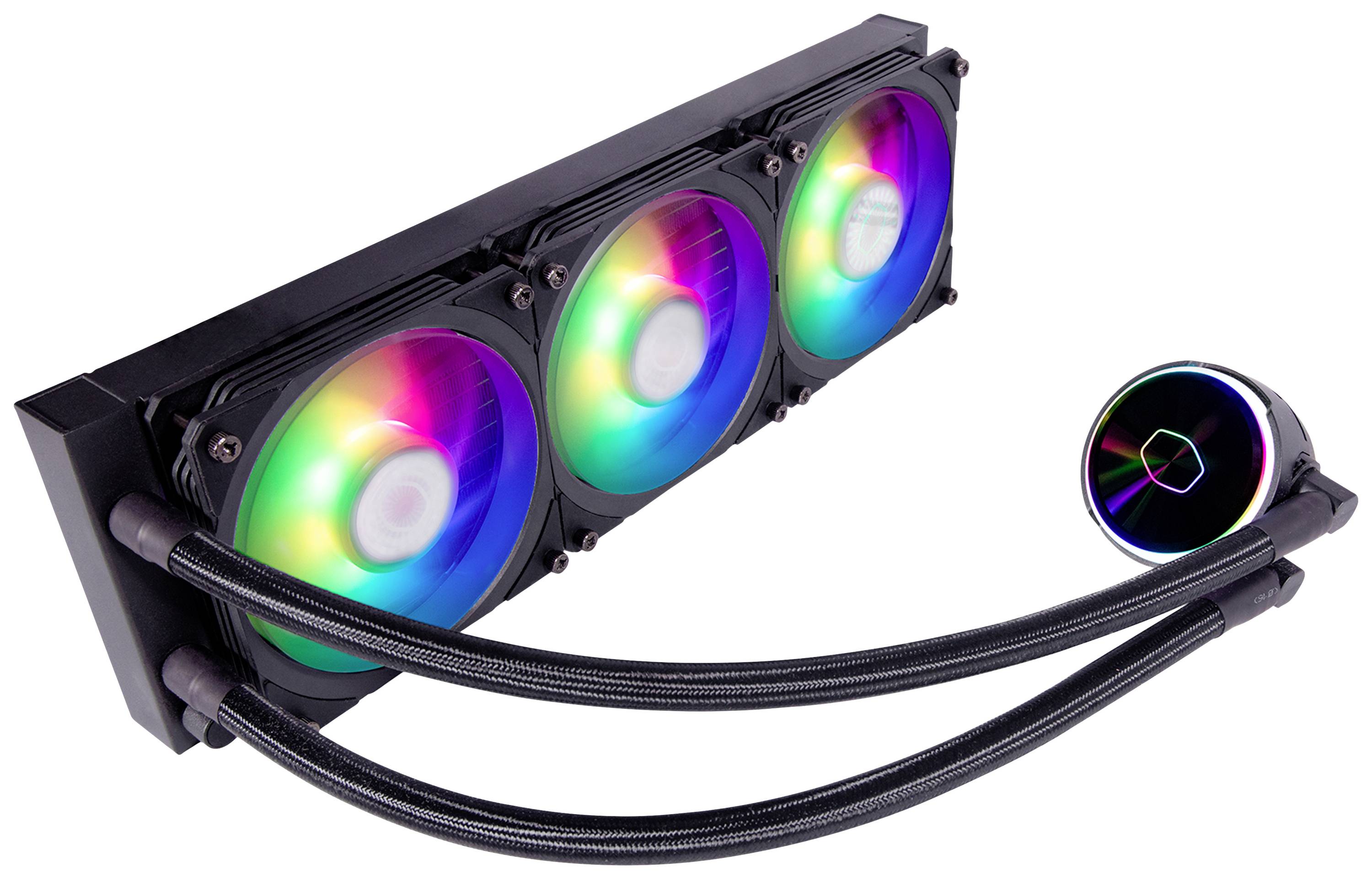Cooler Master MasterLiquid PL360 FLUX - Prozessor-Flüssigkeitskühlsystem - Kühlergröße: 360 mm - (für: LGA1156, AM2, AM2-2