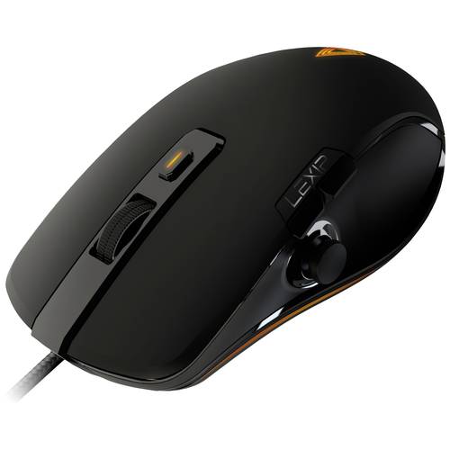 Thumbnail - Pixminds NP93 Neptunium Alpha Gaming-Maus Kabelgebunden Optisch Schwarz 6 Tasten 12000 dpi Beleuchtet