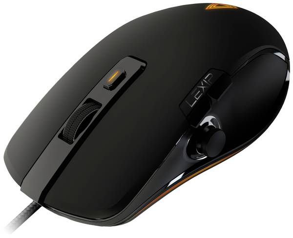 Pixminds NP93 Neptunium Alpha Gaming-Maus Kabelgebunden Optisch Schwarz 6 Tasten 12000 dpi Beleuchtet