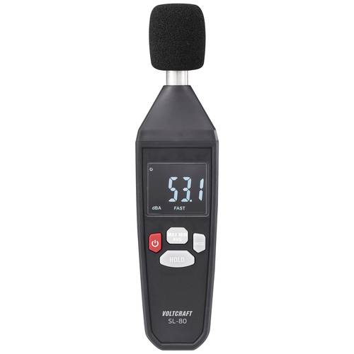 Thumbnail - VOLTCRAFT SL-80 Schallpegel-Messgerät 30 - 130 dB 31.5 Hz - 8 kHz