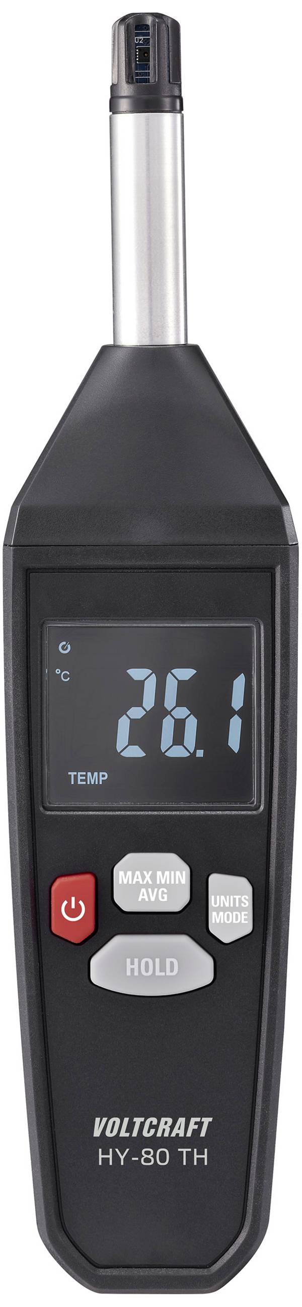VOLTCRAFT  Luftfeuchtemessgerät (Hygrometer) kalibriert (ISO) 0 % rF 100 % rF Set Hygrometer