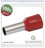 Quadrios 22C432 Aderendhülse 10 mm² Teilisoliert Rot 1 Set