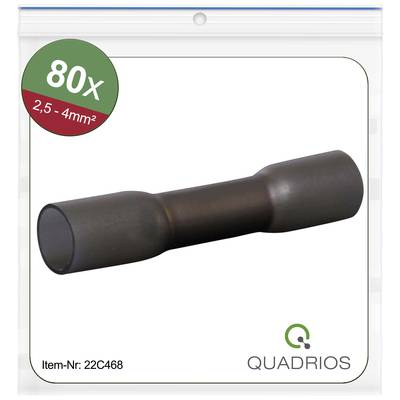 Grüner Verbinder, 80 Stück, passend für Kabel 2,5 bis 4 mm², Produktnummer 22C468, Marke QUADRIOS.