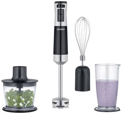 Severin 3772 Stabmixer 600 W  Silber-Schwarz