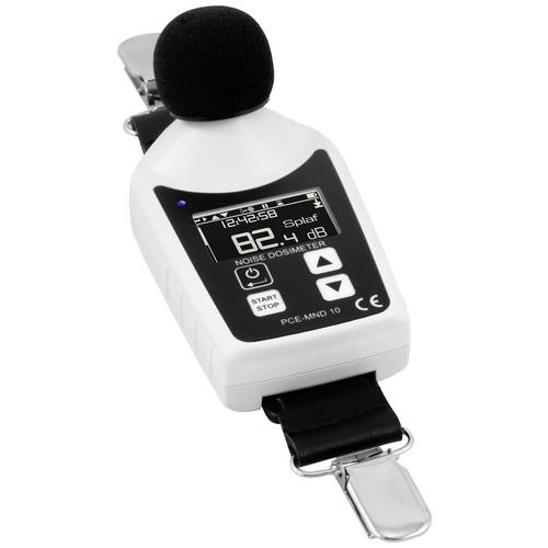Thumbnail - PCE Instruments Schallpegel-Dosimeter PCE-MND 10 Arbeitsschutzmesstechnik IEC 61252:2002 70-40 dB (A,C) 90-140 dB (Z)