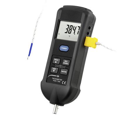 PCE Instruments PCE-T 240 Handtachometer optisch, mechanisch 0.5 - 19999  U/min 5 - 99999 U/min kaufen