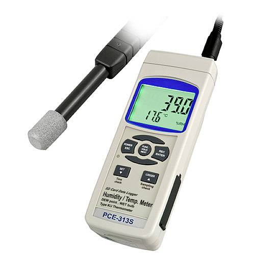 Thumbnail - PCE Instruments Datenlogger PCE-313 S inkl. Sinterfilter
