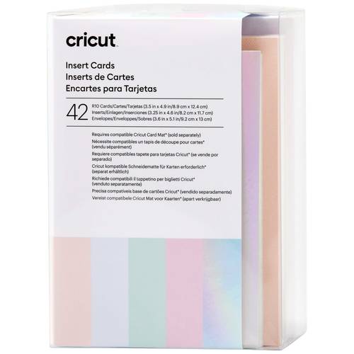 Cricut Insert Cards Princess R10 Kartenset Tulpenblau, Puder