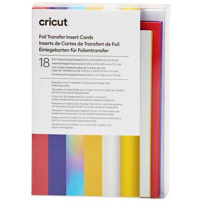 Cricut Insert Cards FOIL Celebration R10 Kartenset  Rot, Blau