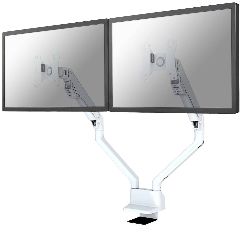 Neomounts Monitor-Tischhalterung FPMA-D750DWHITE2 2 Display(s) 25,4 cm (10) - 81,3 cm (32) Weiß Höhenverstellbar, Rotier...