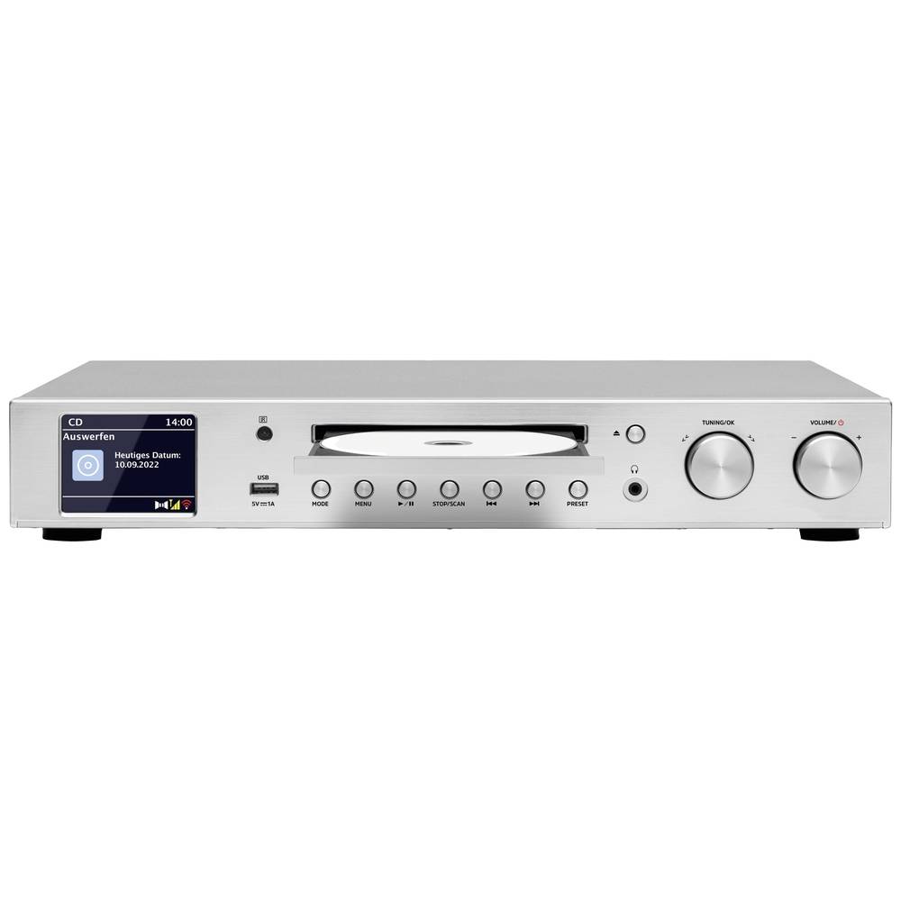 TechniSat DIGITRADIO 143 CD Radio-adapter DAB, DAB+, Internet, VHF (FM) AUX, Bluetooth, CD, DAB+, In